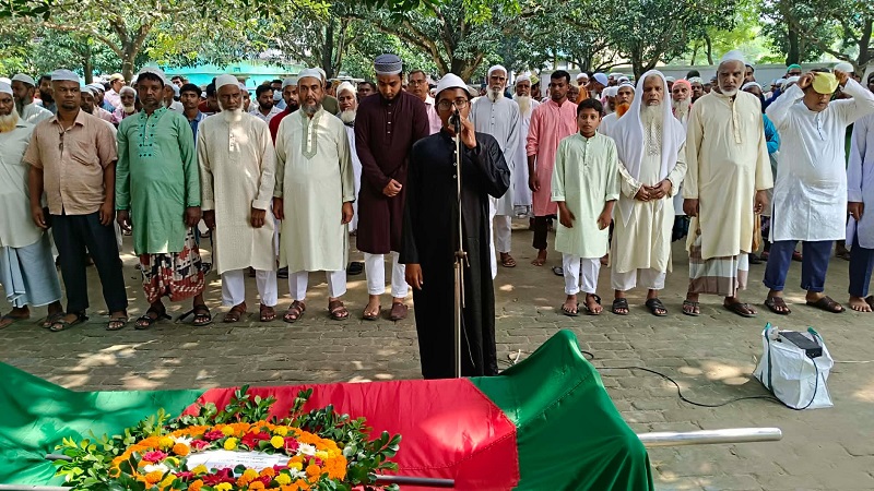 চাঁপাইনবাবগঞ্জে বীর মুক্তিযোদ্ধা ফাহিম উদ্দীনের ইন্তেকাল,রাষ্ট্রীয় মর্যাদায় দাফন